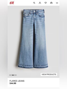 H&M Flare girl's jeans Size 14